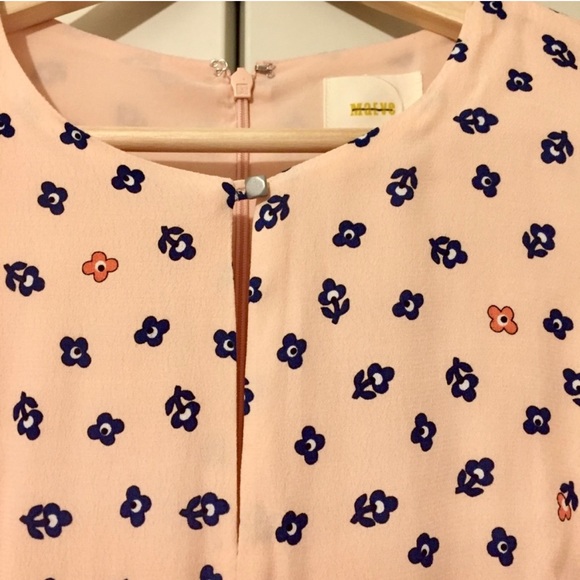 NEW Anthropologie Maeve Floral Flare Dress Size 2 - Picture 4 of 10